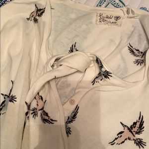 Anthropology bird cardigan